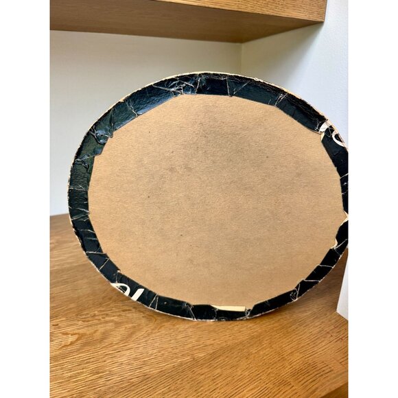 Vintage Gwen Pennington Black Beaded Pillbox Hat w/Bee Hats Box - Picture 16 of 16